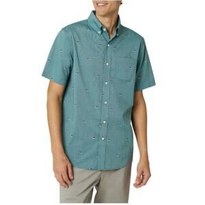 Ralph Lauren Chaps Green Men’s Shirt Dog Print Size 3XLT